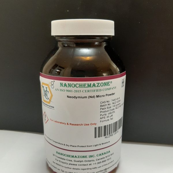 Neodymium (Nd) Micron Powder