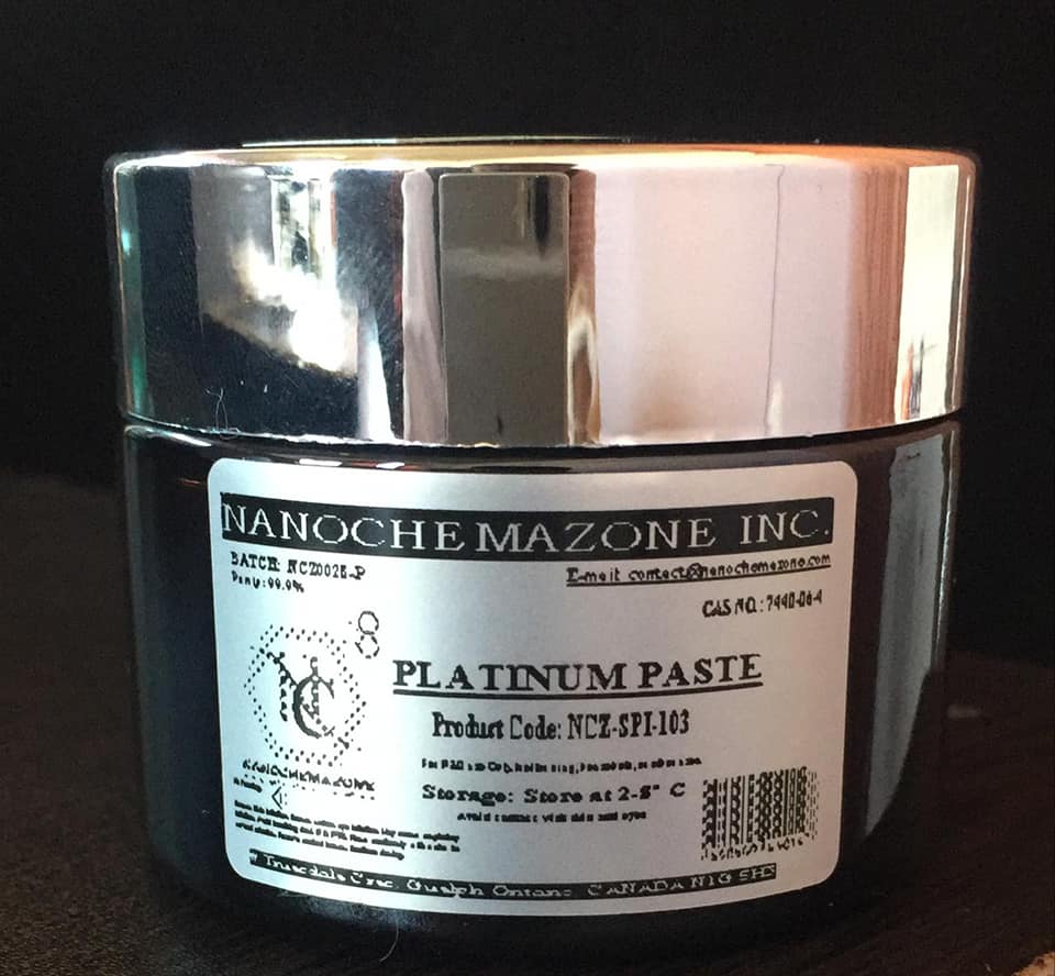 Platinum Paste Screen Print Ink 3 Platinum Paste Screen Print Ink